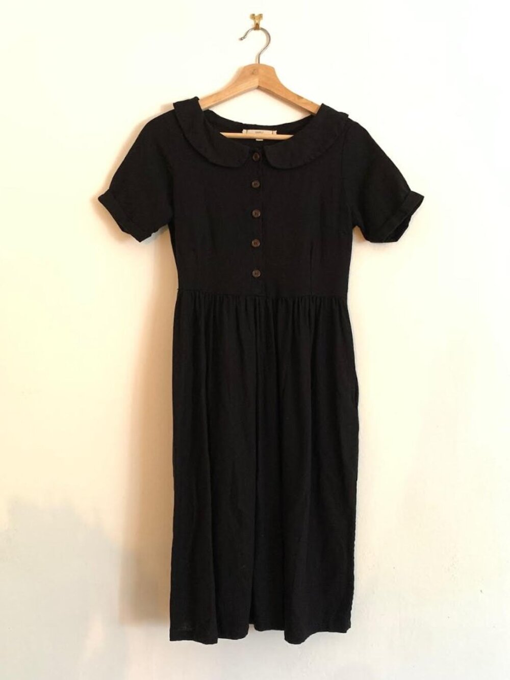 Handmade Linen Peter Pan Collar Dress
